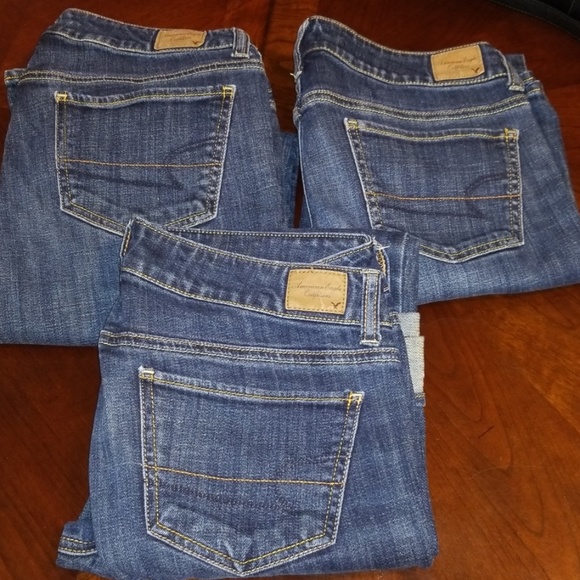 American Eagle, stretch, straight jean - Picture 1 of 7